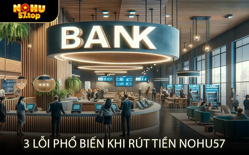 3 Lỗi Phổ Biến Khi Rút Tiền NOHU57