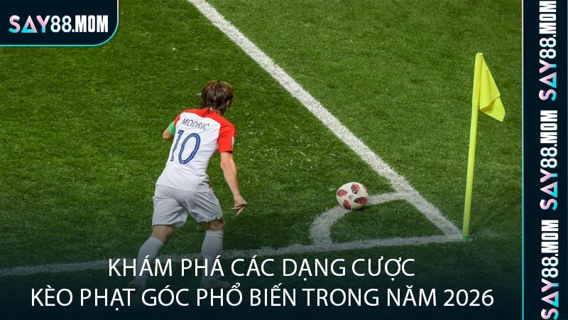 Khám phá các dạng cược kèo phạt góc phổ biến trong năm 2026